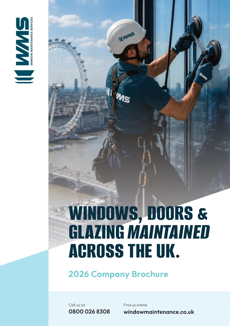 Front cover of the WMS 2026 company brochure