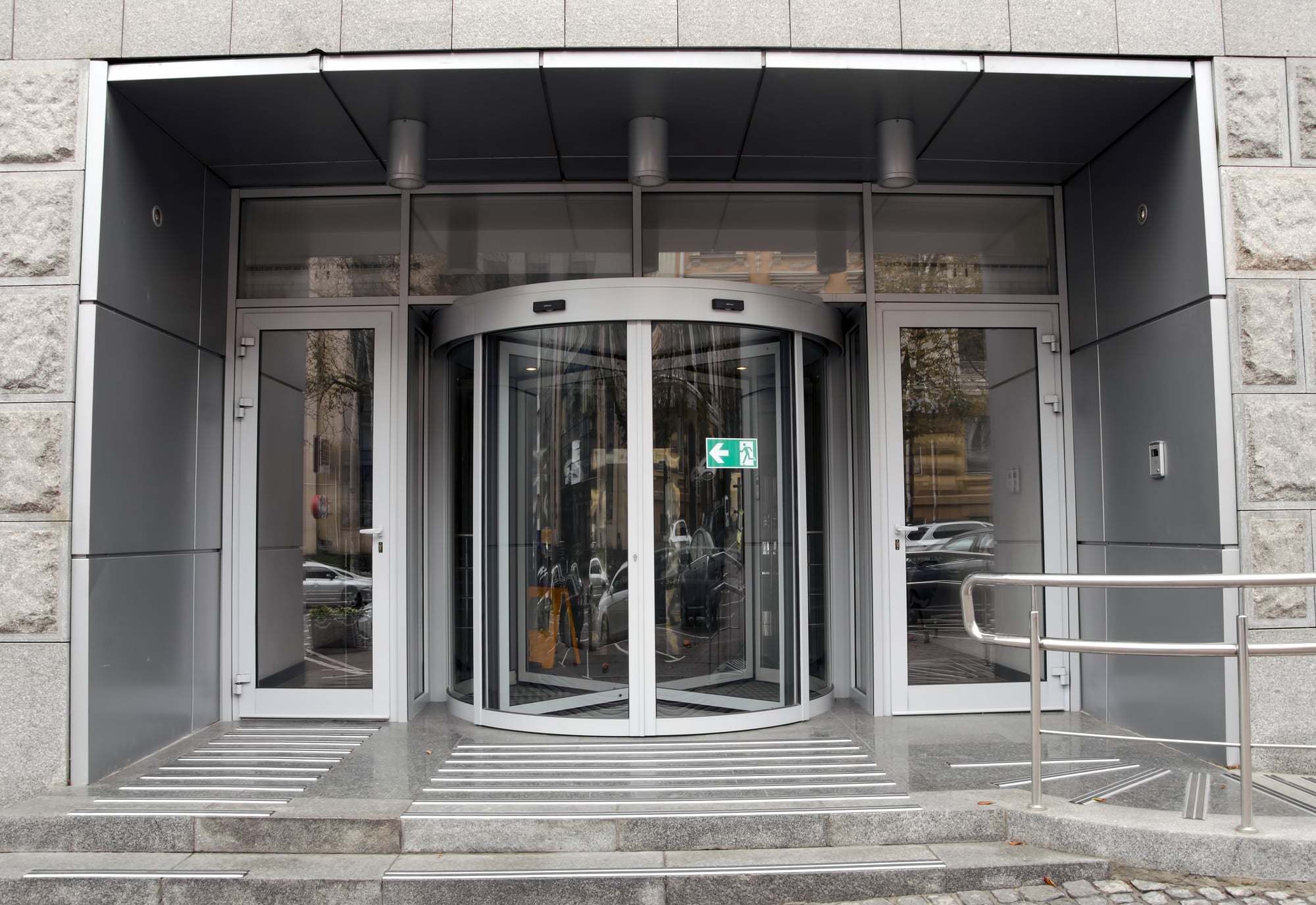 Hand Over Revolving Door Maintenance to Professionals Window