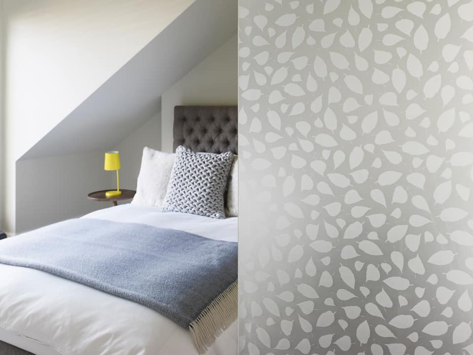 texture glass in home
